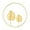 C, variant on EGNMCR Room Decor Home Decor Nordic Living Room Gold Round Ginkgo Leaf Metal Wall Hanging Desktop decorations