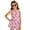 Pink Pattern, variant on Tutolipy Girls One Piece Swimsuit with Skirt, Pink Pattern Sleeveless Bathing Suit, Comes with Lining Swim Dress Swimming Costume for Beach Size 12-13 Years