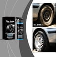thumbnail image 4 of 120ml Car Tire Shine Gel Auto Tire Cleaner Dirt Remover Polishing Renovations Brightening Maintenance Agent, 4 of 9