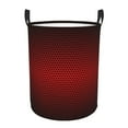 thumbnail image 6 of Lsque Red Geometric pattern Laundry Hamper Basket, Tall Woven Rope Hamper Basket for Clothes, Lightweight Storage Basket, Collapsible Waterproof-Small, 6 of 8
