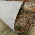 thumbnail image 4 of Ambesonne Leopard Print Place Mats Set of 4, Autumnal Vibes Exotic, Standard Size, Camel Apricot and Green, 4 of 5
