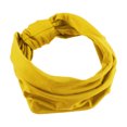 thumbnail image 1 of 1 Uds diademas, bandas para el sudor, diadema elástica que absorbe la humedad, para deportes de fitness, poliéster, algodón, amarillo, 1 of 1