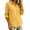 Yellow, variant on MLCDZ Button Down Shirts for Women Cotton Shirts Long Sleeve Dress Shirts Collared Blouses Office Business Work Casual Lightweight Solid Tunic Tops