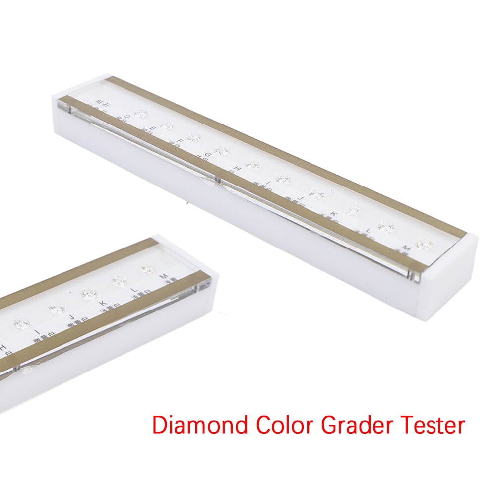 Colorfullrain GIA Master Set 10CT Diamond Color Grader Tester D-M Color 10Stone Reference Tool
