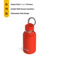 thumbnail image 2 of RTIC Journey 12 oz Insulated Ceramic Lined Water Bottle, Persimmon, 2 of 8