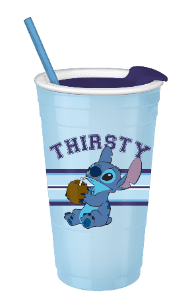 Lilo and Stitch Thirsty Varsity 32oz Plastic Tumbler with Lid Straw