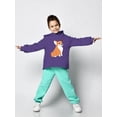 thumbnail image 2 of Cartoon Welsh Corgi Sitting Hoodie Toddler -Image by Shutterstock,  5 Toddler, 2 of 4