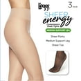 thumbnail image 4 of L'eggs Women's Energy Standard-Panty Sheer Toe Nylon Pantyhose, Nude, Large, 4 of 4
