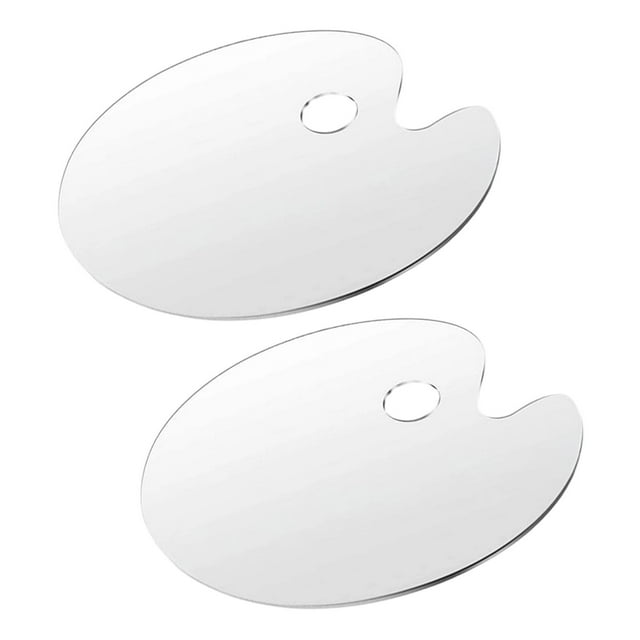 KLKCMS 2 Pieces Paint Tray Palette Accessories for School Project DIY Painting Kids 20cmx30cm