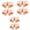 Skin-3Pairs, variant on Dual-Hole Spiral Toe Separators, Duckbill Toe Spreading Pads for Flip Flops, Sandals & Thong Slippers Anti-Friction Foot Support, 3 Pairs