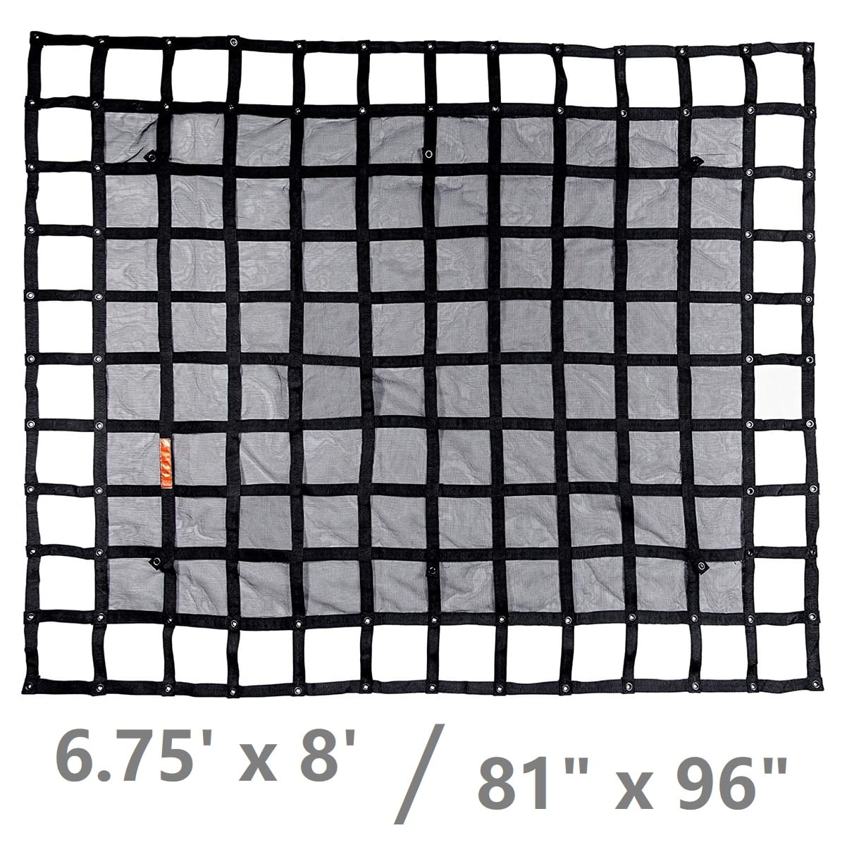 Cargo Net Cover for Pickup Truck, Heavy Duty Protective Net w/ Fixing