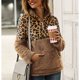 thumbnail image 5 of Sudadera Para Mujer, Diseño De Bolsillo Grande A La Moda, Sudadera Informal Para Mujer, Sudadera Con Cuarto De Cremallera Para El Trabajo Para La Primavera ANGGREK Caqui S, 5 of 6