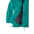 thumbnail image 6 of Woman Within Plus Size Petite Taslon Anorak Jacket With Removable Fleece Lining, 6 of 6