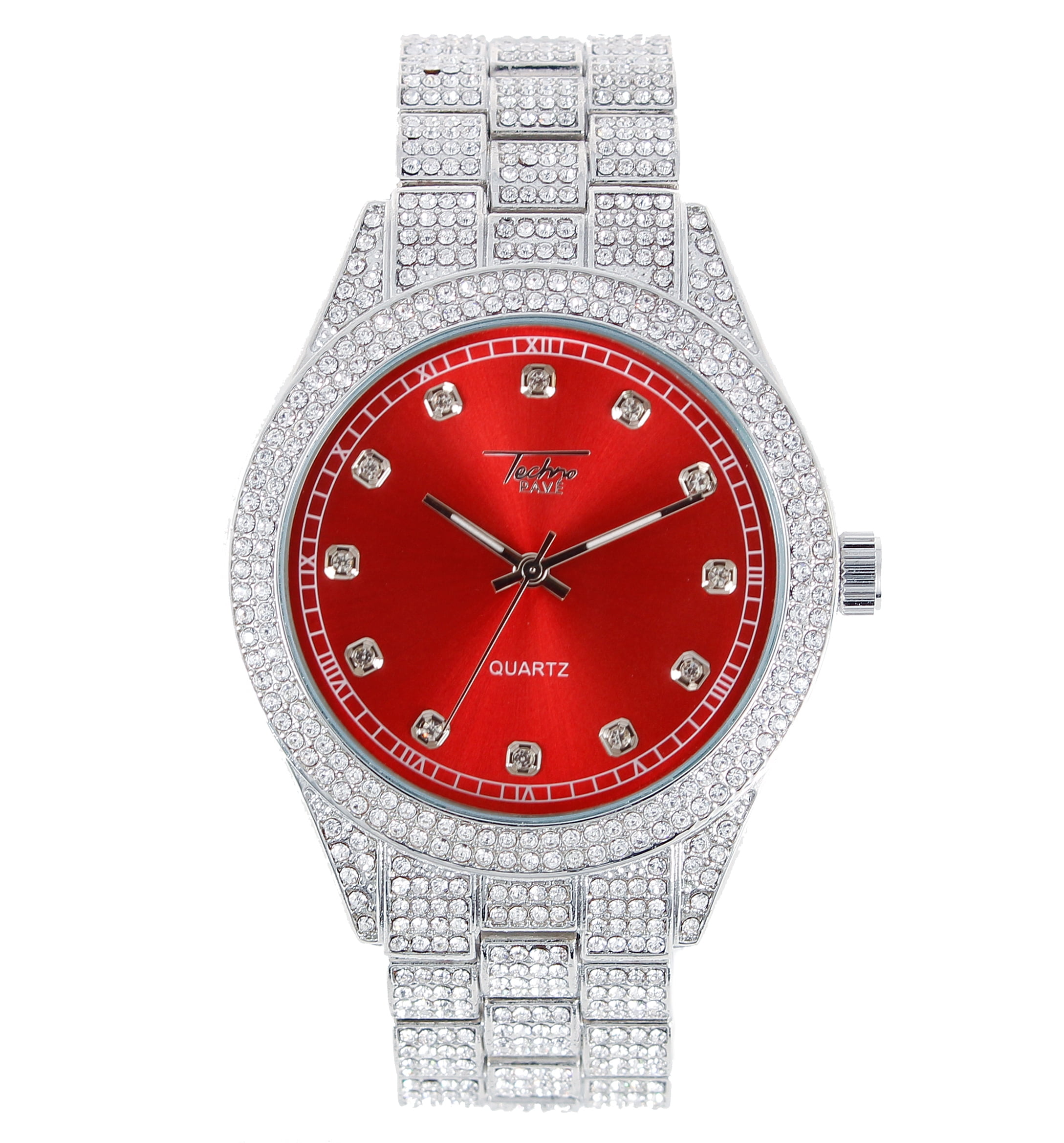 iced out quartz watch