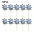 thumbnail image 3 of Molinos disuasorios para aves Bewildely 10 Uds PVC plata Jardín y Patio, 3 of 6