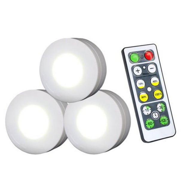Wireless LED Puck Lights Closet Lights Battery Operated With