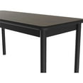 thumbnail image 2 of Correll 30"W x 60"D Deluxe High Pressure Library Table in Walnut, 2 of 9