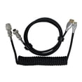 thumbnail image 1 of Cable Spring Teclado mecánico Type-C USB Aviation Wire Black 2pcs, 1 of 9