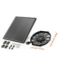thumbnail image 4 of KFFKFF Gable Mount Fan, Solar-Powered 12 Inch Attic Exhaust Fan with Customizable Thermostat & External Mesh, 1300 CFM Home Ventilation System Cools Up to 1850 Sq.Ft, 4 of 9