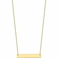 thumbnail image 2 of 10K Yellow Gold Medium Polished Blank Bar Necklace (18 X 38) Made In United States 10xna638y, 2 of 5