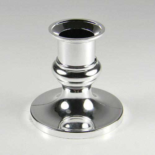 Event Decor Acrylic Taper Candle Holder 2.5 inches SILVER