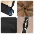thumbnail image 6 of Topchances Adjustable Mosquito Net for 7-10ft Patio Umbrellas - Zipper Entry - Weighted Bottom for Tight Bug Proof Seal, Brown, 6 of 10