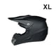 thumbnail image 4 of Casco de bicicleta de cara completa Naiovety negro mate con salida de aire trasera, 4 of 6