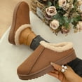 thumbnail image 6 of Chenyee Women's Warm Non Slip Slippers Work Clogs Outdoor Indoor Plush Winter House Slide Shoes, 6 of 7