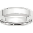thumbnail image 1 of Platinum 6mm Comfort Band- Fit Flat With Beveled Edges (Size 12) Made In United States pbe060-12, 1 of 5