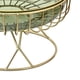thumbnail image 5 of Cesta de alambre de metal para frutas, verduras, aperitivos, pan, cesta de almacenamiento decorativa para Verde m, 5 of 6