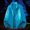 Blue, variant on Mens Fleece Jacket Big and Tall Lightweight Stand Collar Zip Up Thermal Sweatshirts Outdoor Hiking Running Coats Gray XL