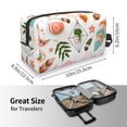 thumbnail image 4 of XMXT Large Capacity Makeup Bag, Boho Decorative Feathers Travel Toiletry Bags Zippers Storage Cosmetic Bag for Women Men, One Size, 4 of 9