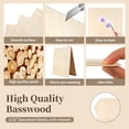 thumbnail image 4 of Lámina de madera de balsa, paquete de 5 unidades, madera contrachapada, 30 x 30 x 0,16 cm, MOWPOG, 4 of 7