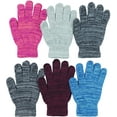 thumbnail image 4 of ToBeInStyle Women's Pack of 6 Assorted Magic Gloves - Heathered - One Size, 4 of 9
