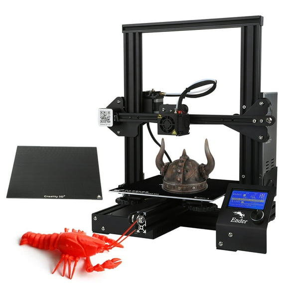 Creality 3D ender-3X Amélioré Auto-Assemblage d'Imprimante 3D 220 * 220 * 250mm Taille d'Impression avec Plaque de Verre