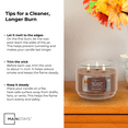 thumbnail image 6 of Mainstays 3-Wick Scented Glass Jar Candle, Iced Caramel Macchiato, 11.5oz., 6 of 10
