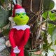 thumbnail image 1 of El árbol de navidad caliente de la venta juega los juguetes pendientes de la Navidad de los ornamentos del duende del monstruo verde, 1 of 3