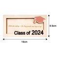 thumbnail image 4 of YAOMOBB Graduation Money Clip Graduation Money Holder Wooden Class of Graduates Cash Storage Envelope Photo Frame, 4 of 7
