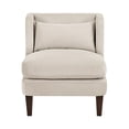 thumbnail image 3 of Pemberly Row Contemporary Corduroy Accent Chair in Taupe Finish, 3 of 10