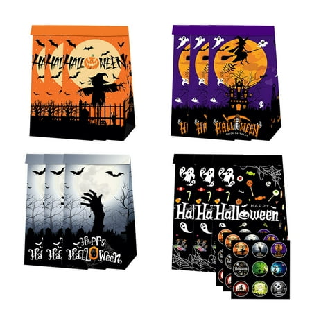 

WIQUOKETT Fall Decor Creative Candy Bag Party Packaging with Sealed Sticker Unique Fall Decorations for Home