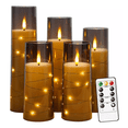 thumbnail image 1 of 5p Velas Eléctricas Led 5.5cm Contral Remoto Flama Realista Gris_5Pzas_5cm, 1 of 5