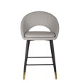 thumbnail image 3 of Valentina Counter Stool, Set of 2, Grey, 3 of 8