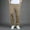 Khaki, variant on MRULIC jeans for men Mens Fashion Casual Loose Cotton Plus Size Pocket Lace Up Elastic Waist Pants Trousers Men Casual Pants Army Green + XXL