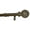 Burnt Gold, variant on Urbanest Artichoke Rod, 3/4", Cottage With Renaissance Gold Rod, 28"-48"