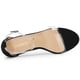 thumbnail image 5 of Sandalias de Tacón de aguja Allegra K Correa de tobillo Transparente Punta Abierta Negro 41, 5 of 7