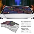 thumbnail image 4 of Kdxio Colorful Shells Print Front Windshield Sun Shade,Folding Auto Sunshade for Car Truck SUV-Small, 4 of 7