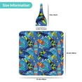 Adobk Hawaiian Style Print Baby Beanie Swaddle Blanket Set Soft