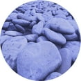 thumbnail image 1 of Ahgly Company Machine Washable Indoor Round Transitional Day Sky Blue Area Rugs, 3' Round, 1 of 7