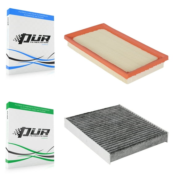 PUR 1x Air + 1x Cabin Filter (2 Total) Kit for Car Toyota RAV4 Corolla Camry Highlander Cross Lexus Sienna C-HR Prime Venza NX350h RX350h Grand ES300h NX450h+ Crown Land Cruiser Avalon KFL-100425