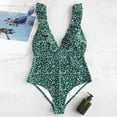 thumbnail image 1 of Women Multi Color Sexy Solid Color High Waist Conjoined Body Swimsuit Bikini, 1 of 5
